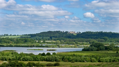 View of Rutland Water in the summer